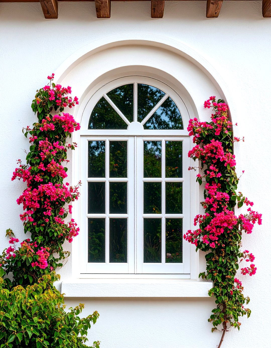 Arched Stucco Spanish Style Window - 20 spanish style windows