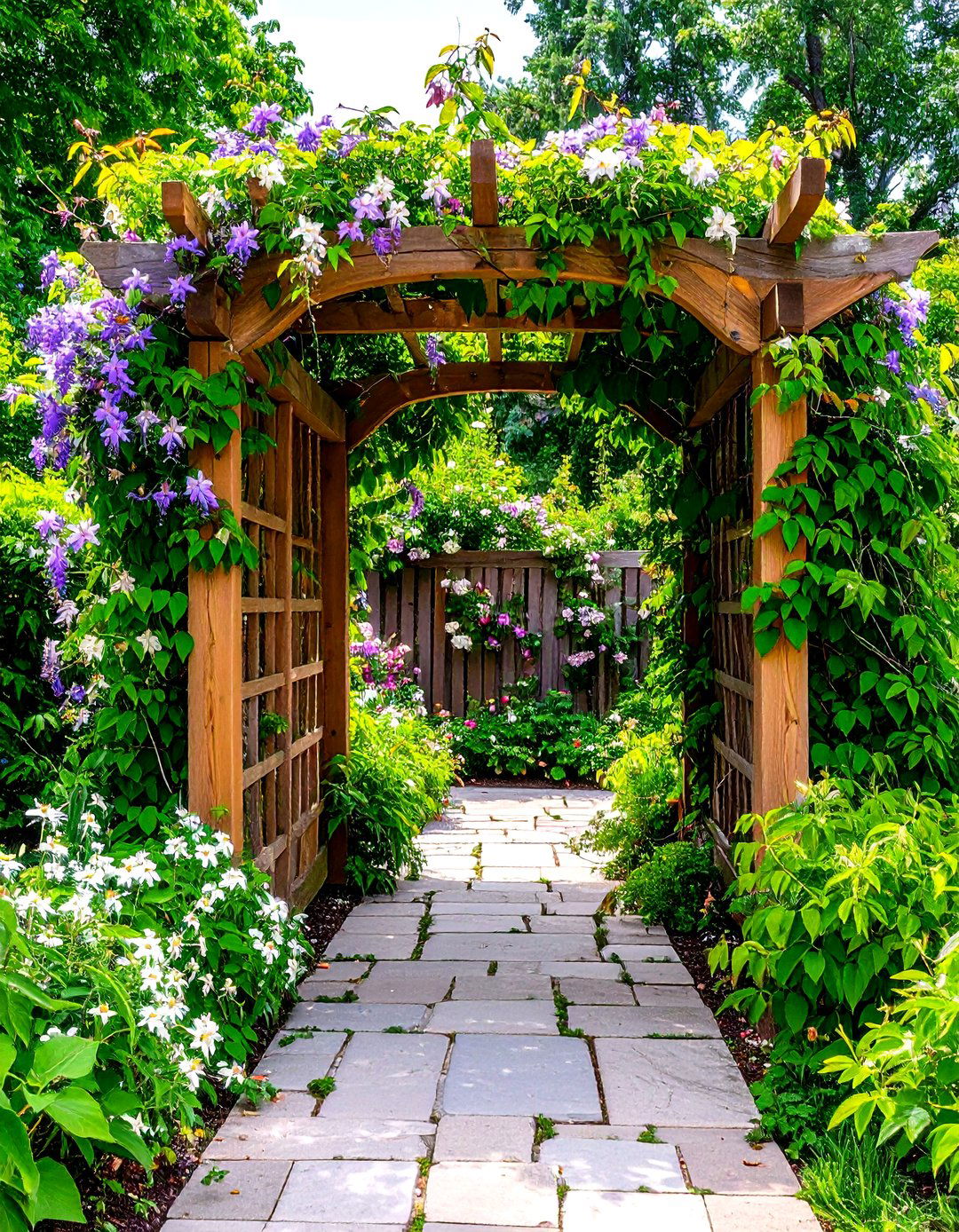 Arched Trellis - 20 Small Garden Ideas