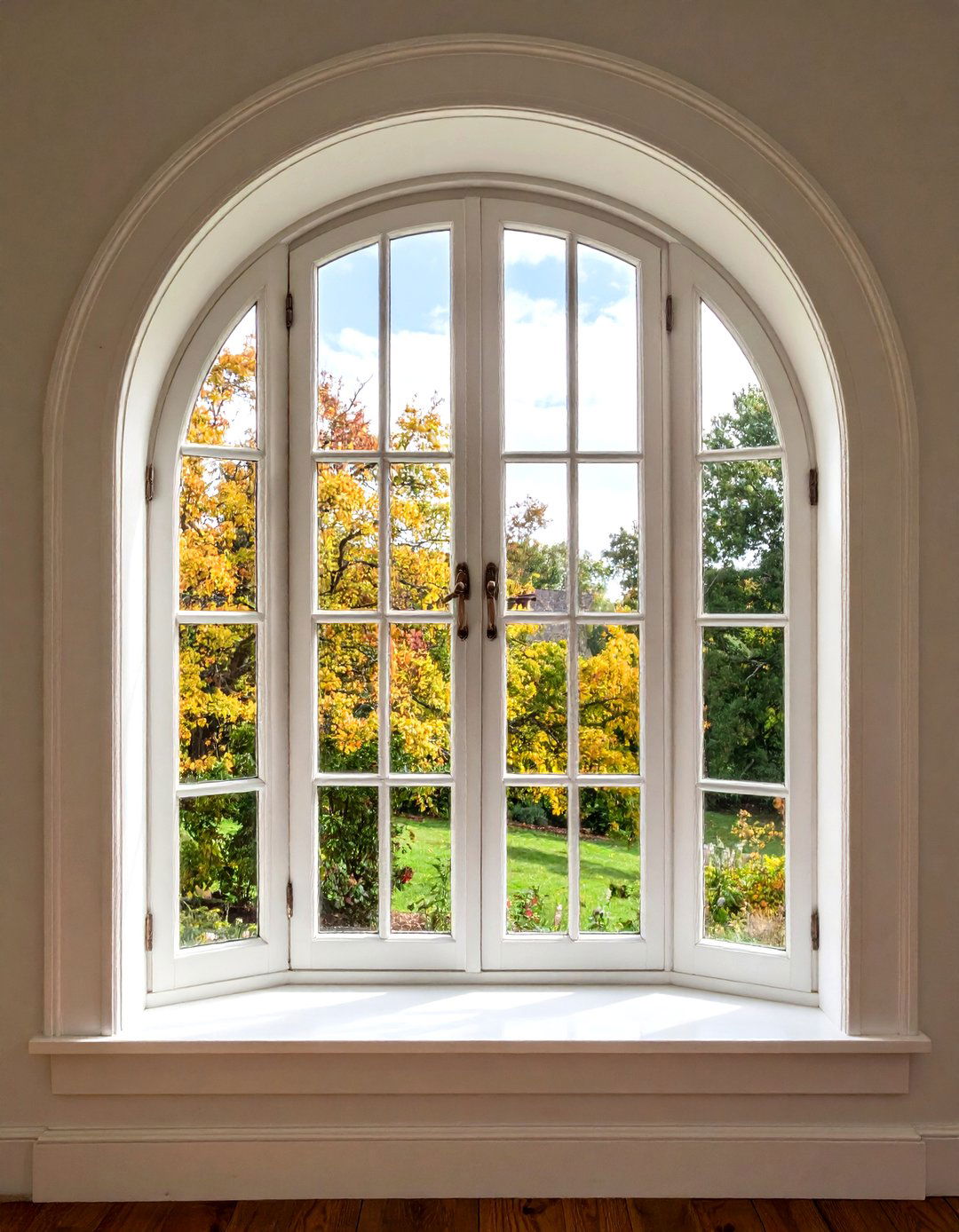 Arched Window Trim Design - 20 Farmhouse Interior Window Trim Ideas