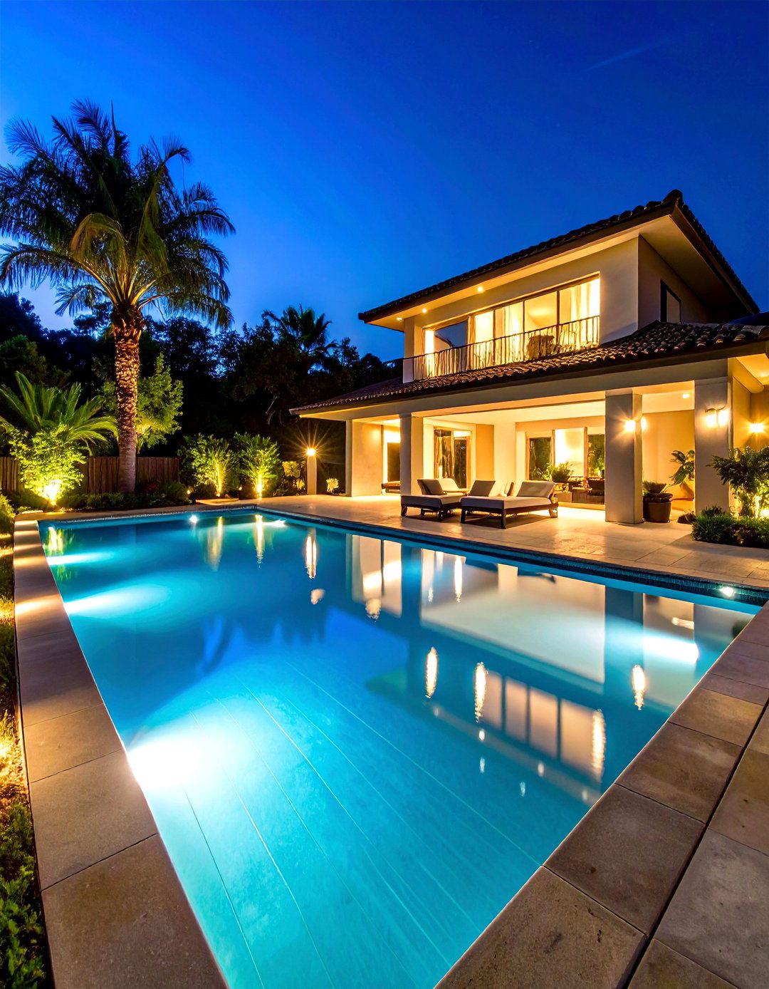 Architectural Accent Pool Lighting Showcase - 20 Pool Lighting Ideas