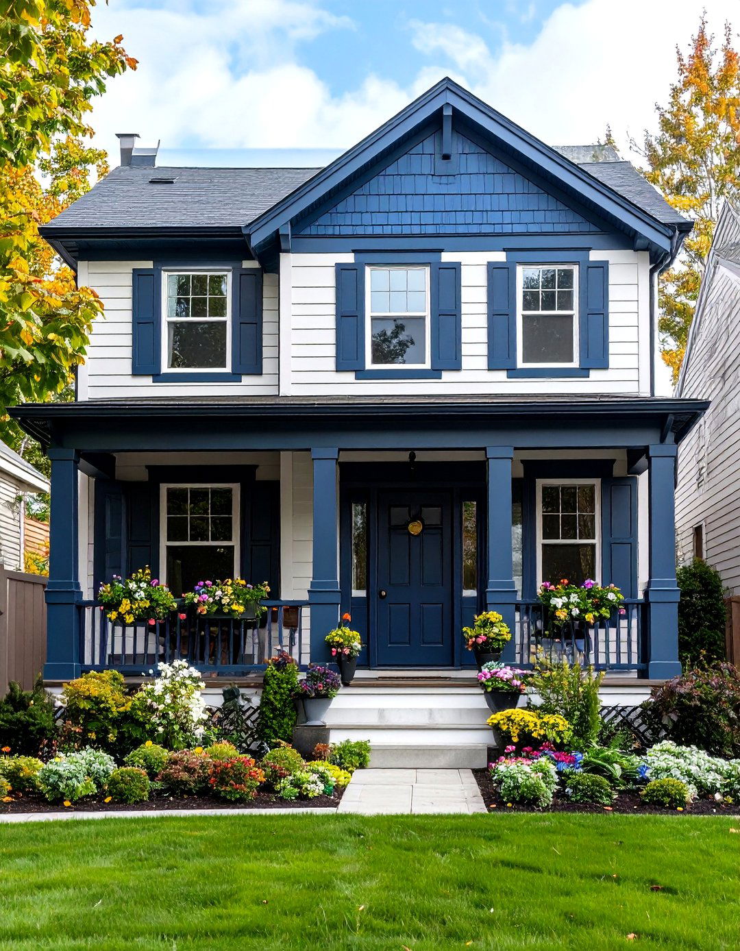 Architectural Contrast Detailing - 20 Two-tone Siding Designs