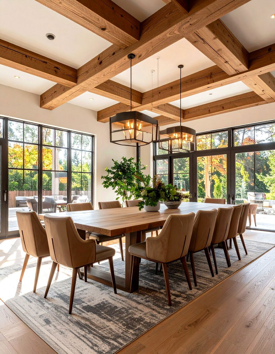 Architectural Modern Dining Room Statement - 20 Modern Dining Room Ideas