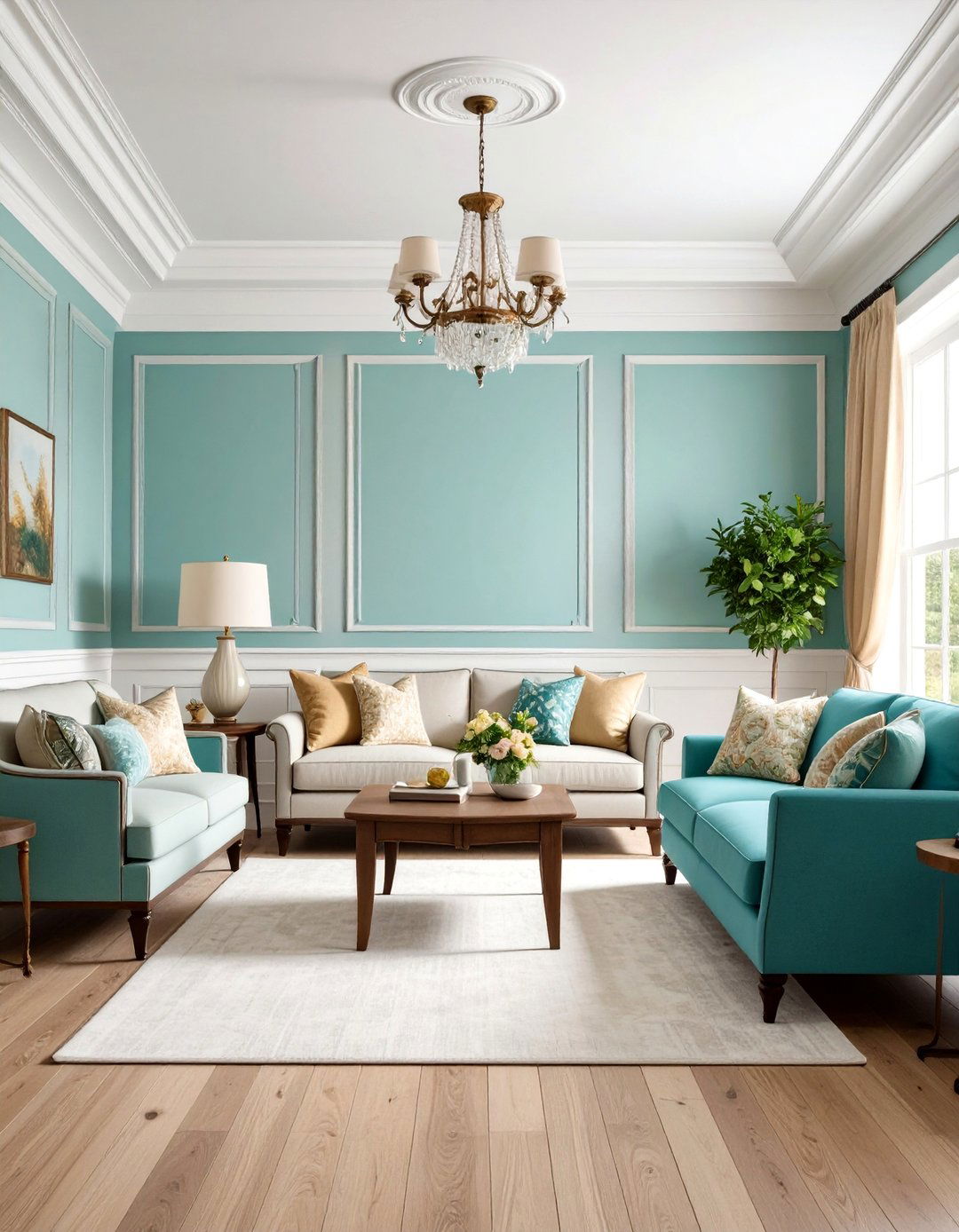 Architectural Molding Living Room Wall Decor Enhancement - 20 living room wall decor ideas