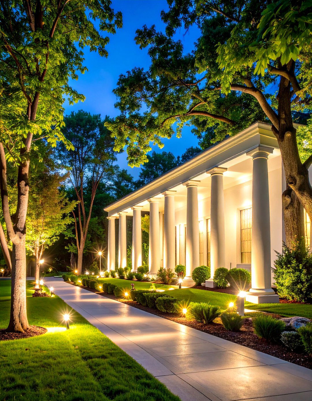 Architectural Uplighting Outdoor Lighting Tree Illumination - 20 Outdoor Lighting Ideas
