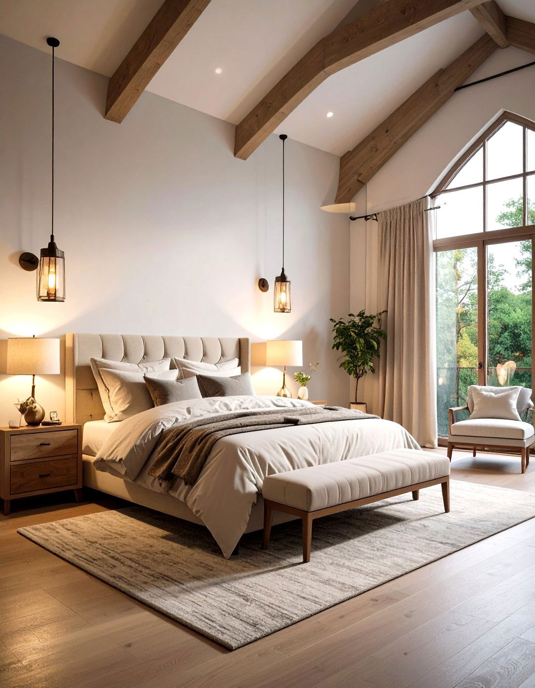 Architectural Wall Sconces - 20 Vaulted Ceiling Lighting Ideas