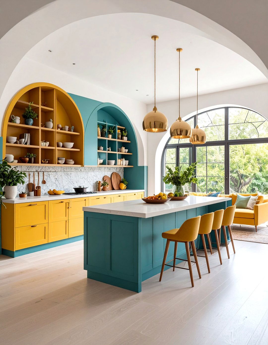 Archway Open Kitchen Living Room - 20 Open Kitchen Living Room Ideas