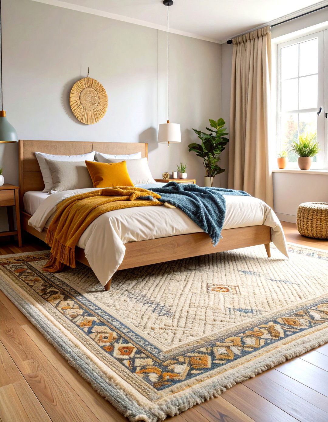 Area Rug Under Bed Romantic Bedroom Idea - 20 romantic bedroom ideas