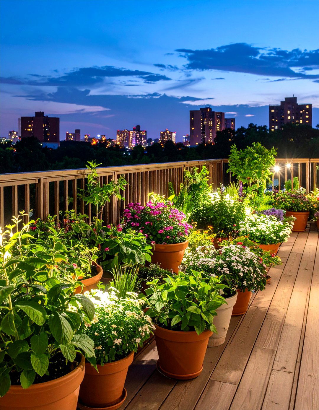 Aroma Trail Night Scented Garden for Relaxed Evenings - 20 Green Balcony Ideas