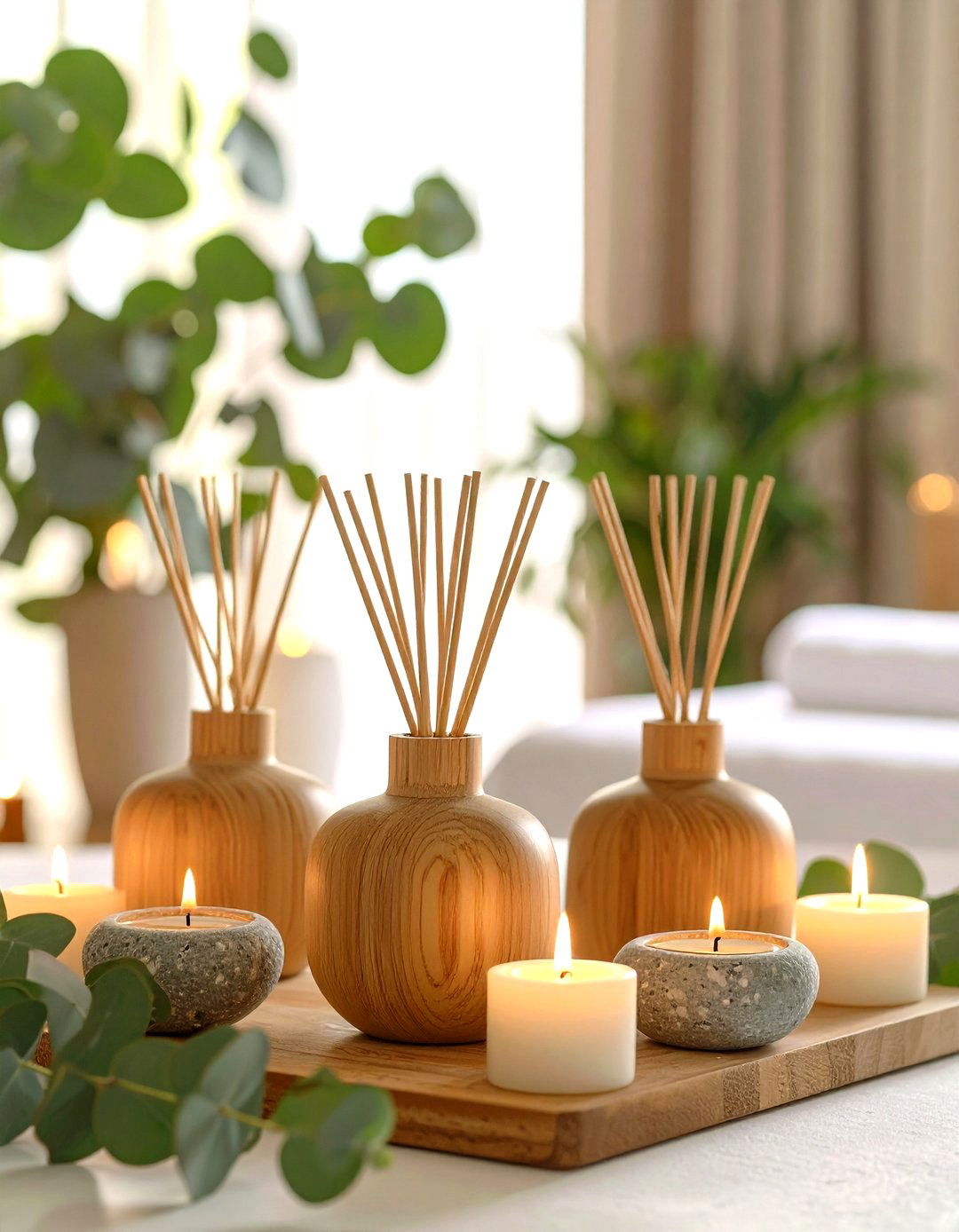 Aromatherapy and Candle Displays - 20 Spa Decor Ideas
