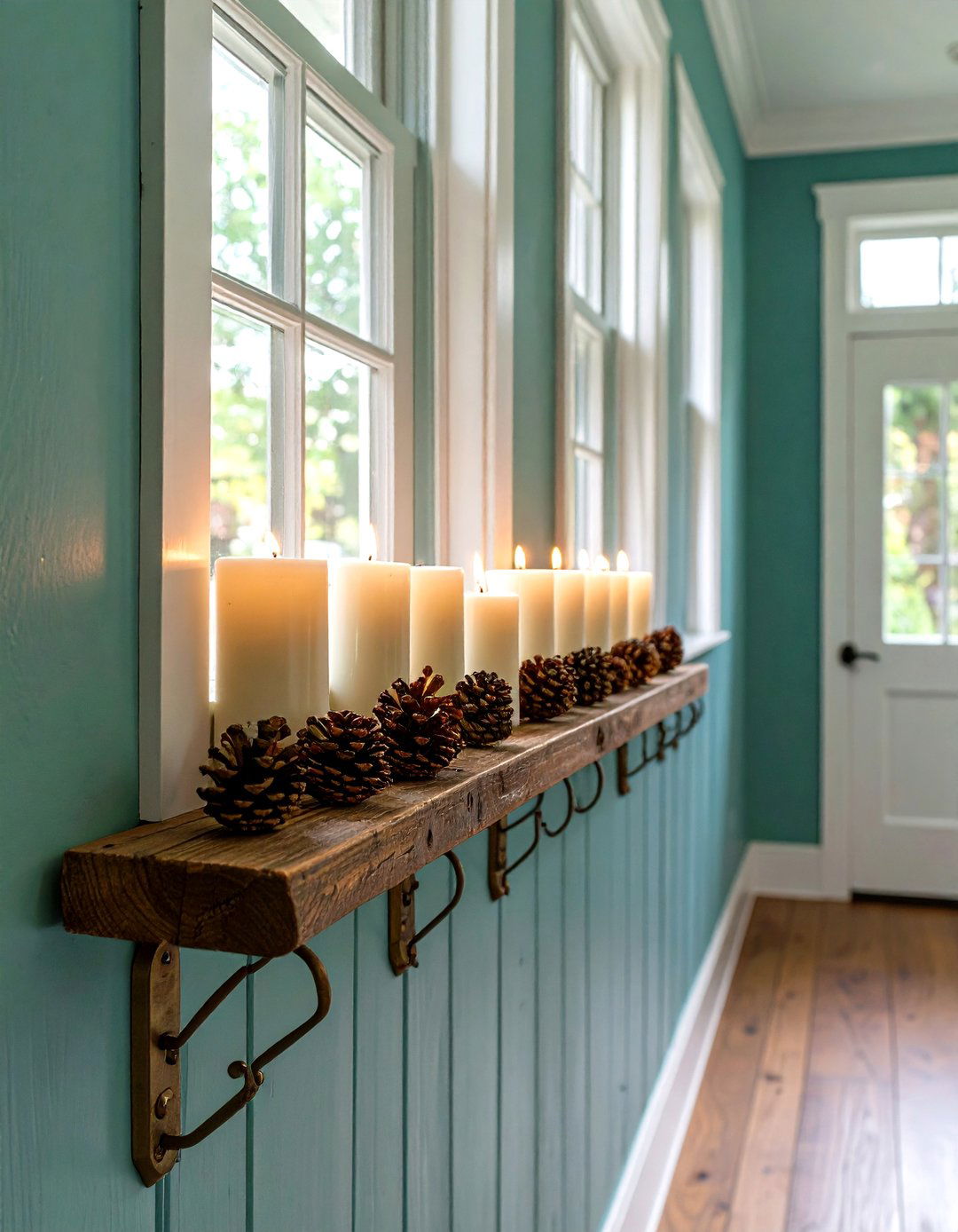 Aromatic Candle and Incense Shelf - 20 Boho Hallway Ideas