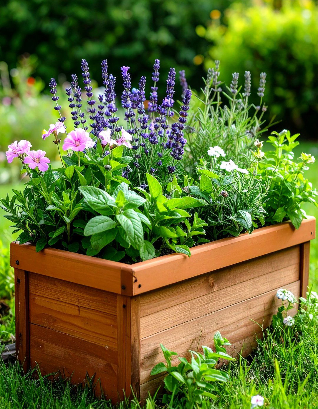Aromatic Fall Flower Box Herb Collection - 20 Fall Flower Box Ideas