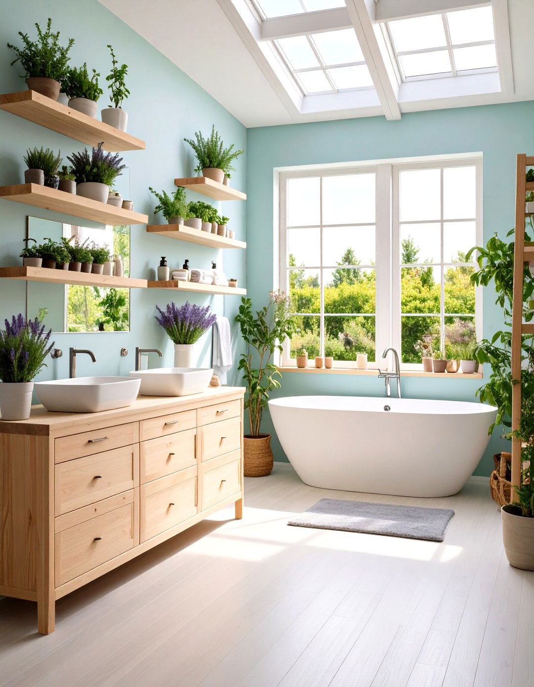 Aromatic Herb Greenhouse Bathroom - 20 Greenhouse Bathroom Ideas