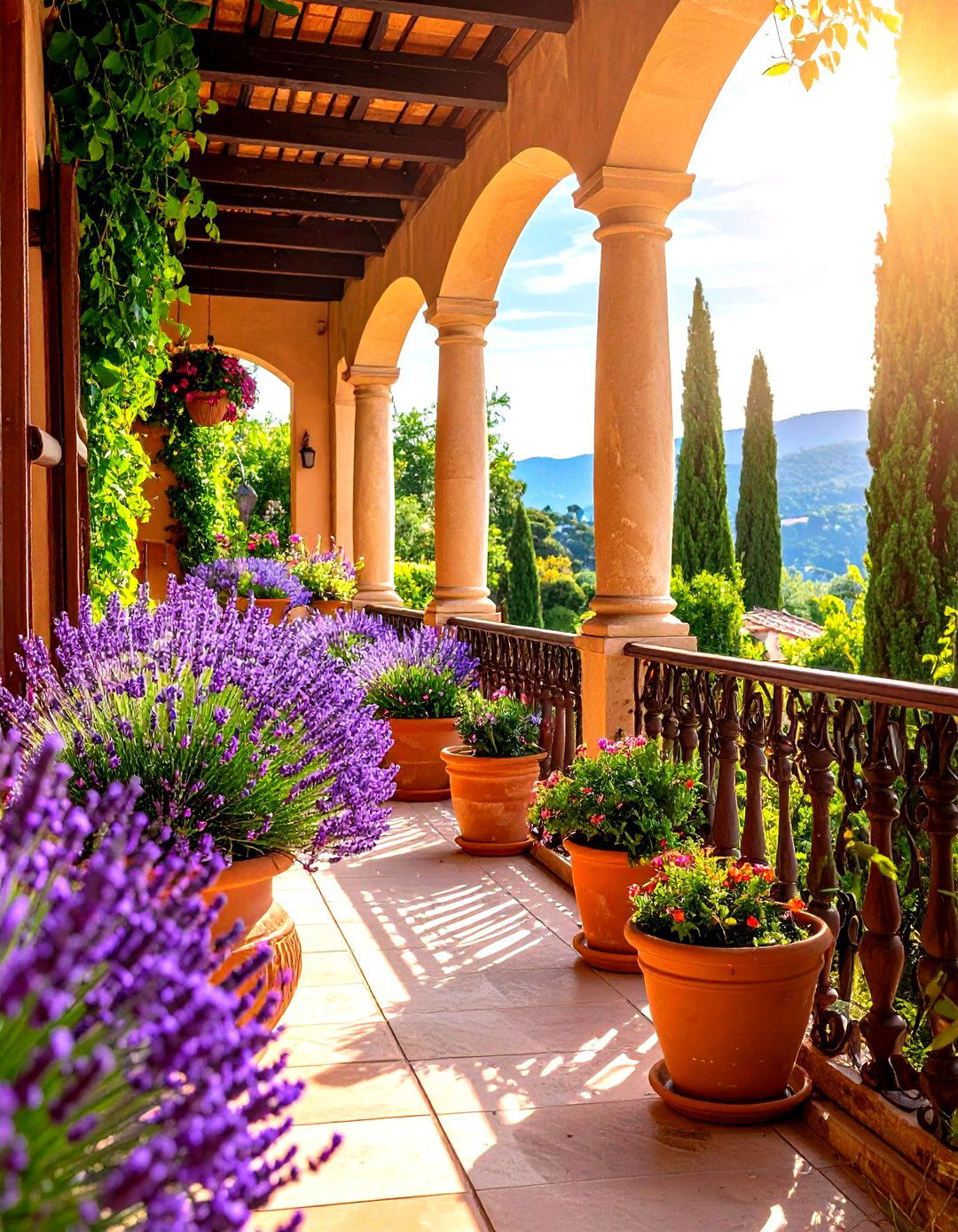 Aromatic Lavender Balcony Ease - 20 Flowering Plants for Balcony