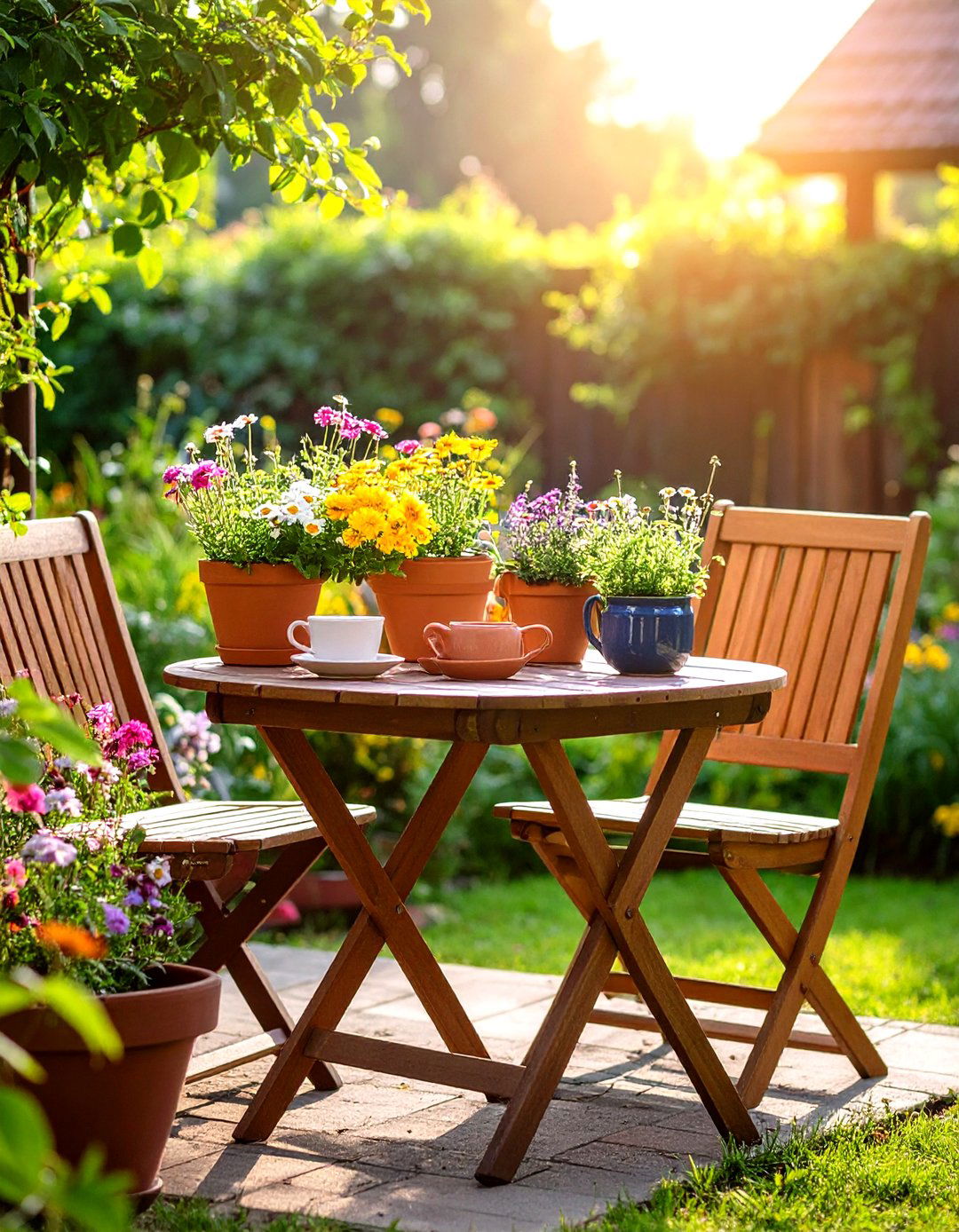 Aromatic Tea Time Garden Nook - 20 Garden Nook Ideas