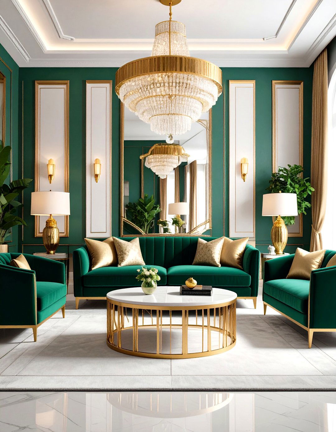 Art Deco Glam Townhouse Theme - 20 Townhouse Interior Design Ideas