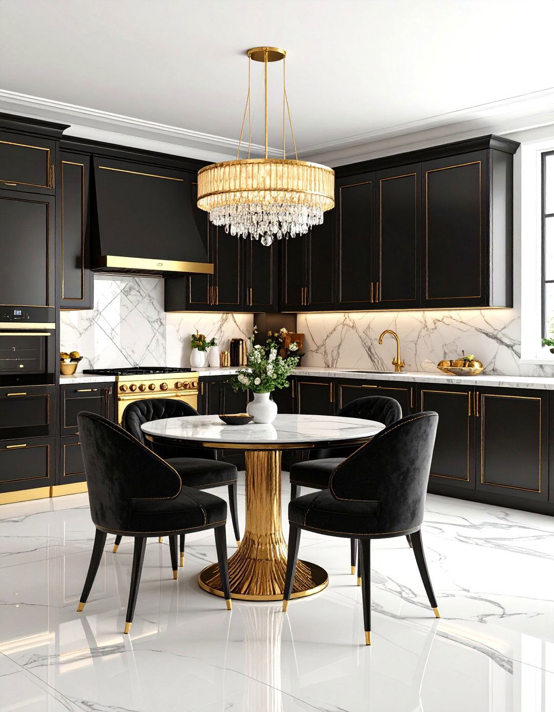 Art Deco Glamour Kitchen Diner - 20 Kitchen Diner Ideas