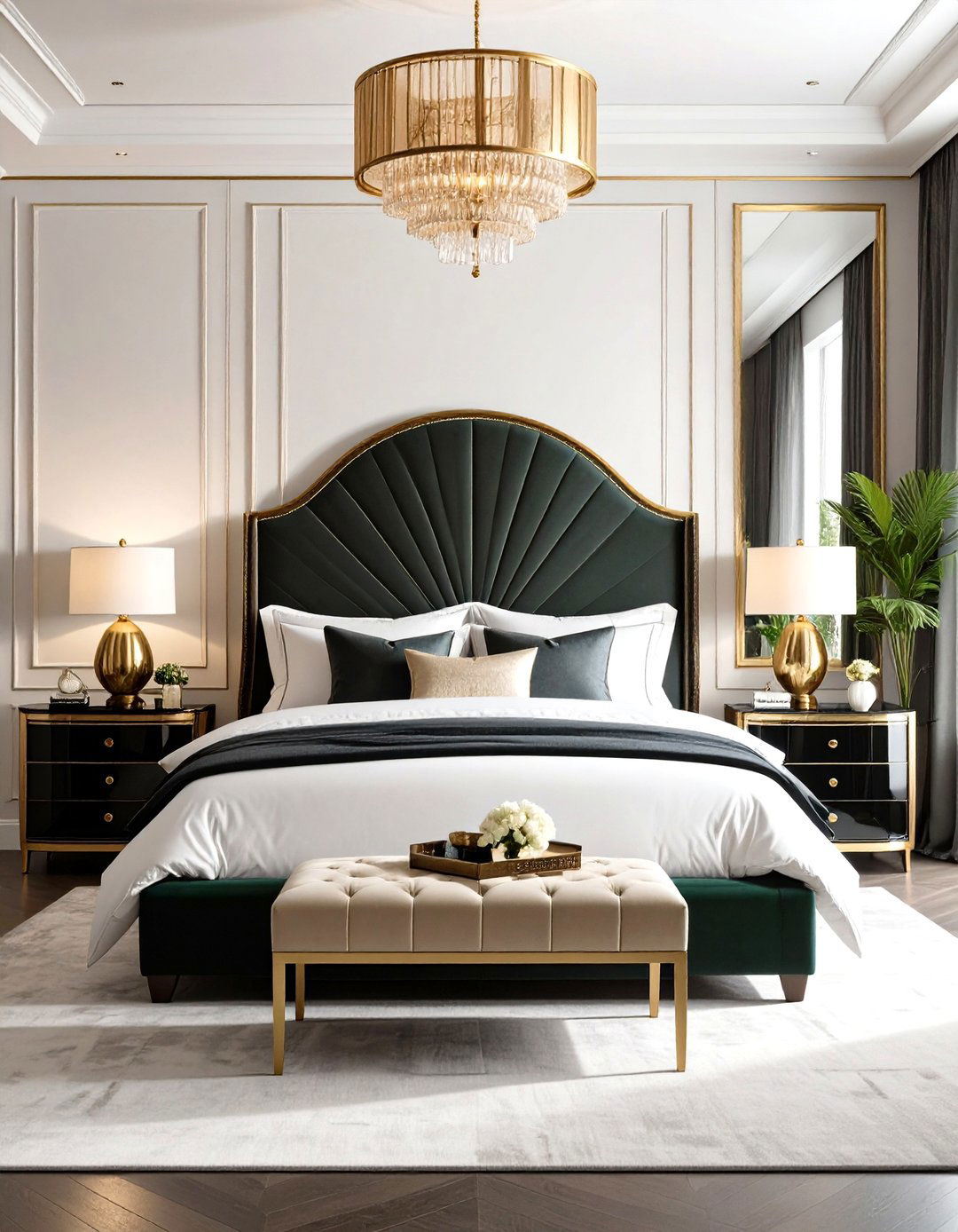 Art Deco Glamour Master Bedroom - 20 Master Bedroom Ideas
