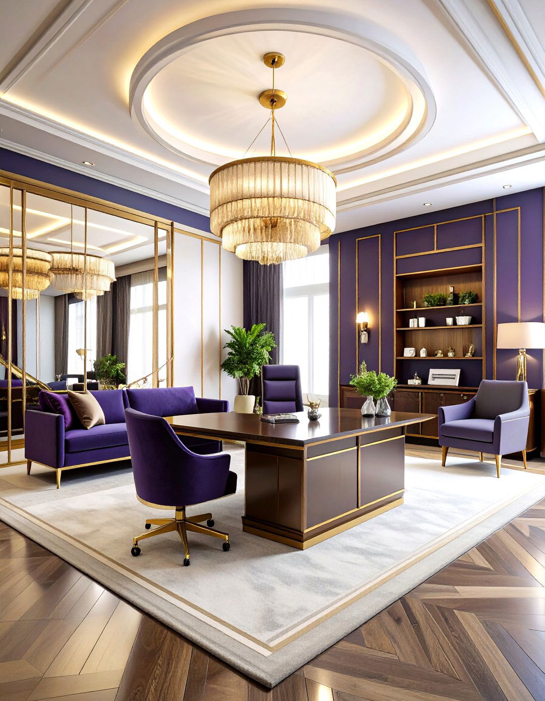 Art Deco Glamour Therapist Office Decor - 20 Therapist Office Decor Ideas