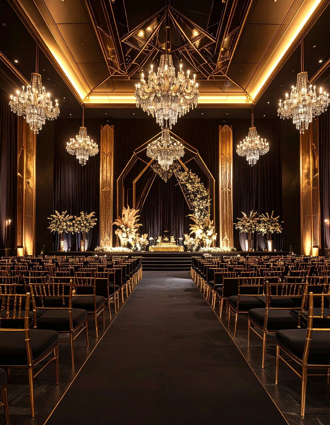 Art Deco Glamour Wedding Ceremony - 20 Wedding Ceremony Ideas