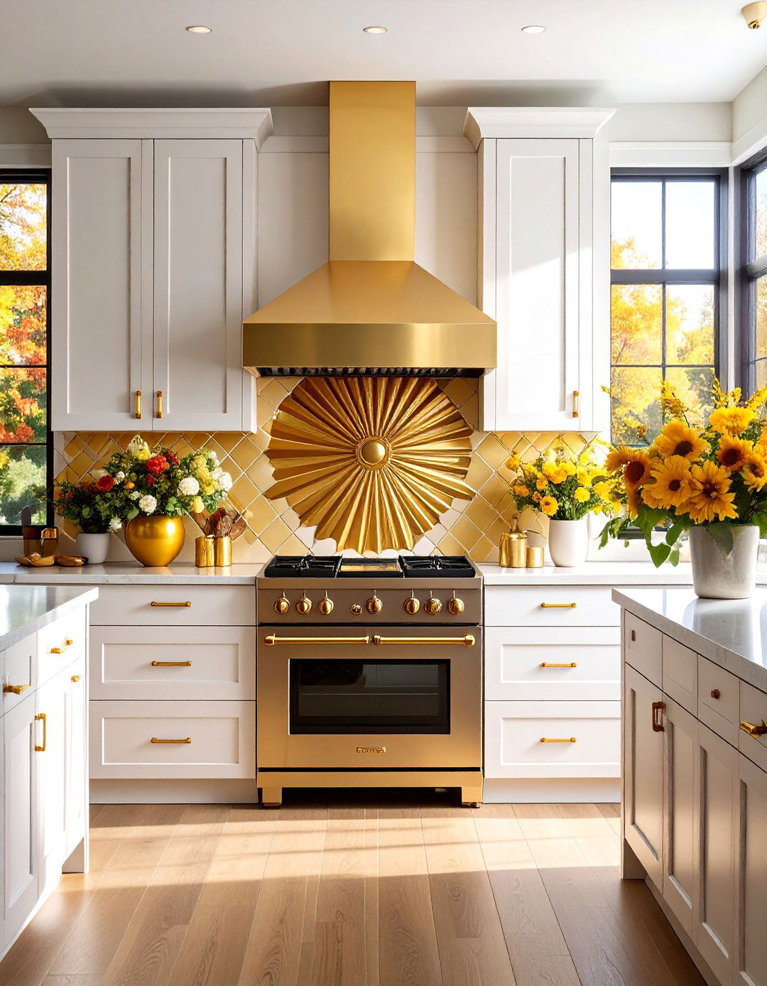 Art Deco Kitchen Sunburst Design Motifs - 20 Art Deco Kitchen Ideas