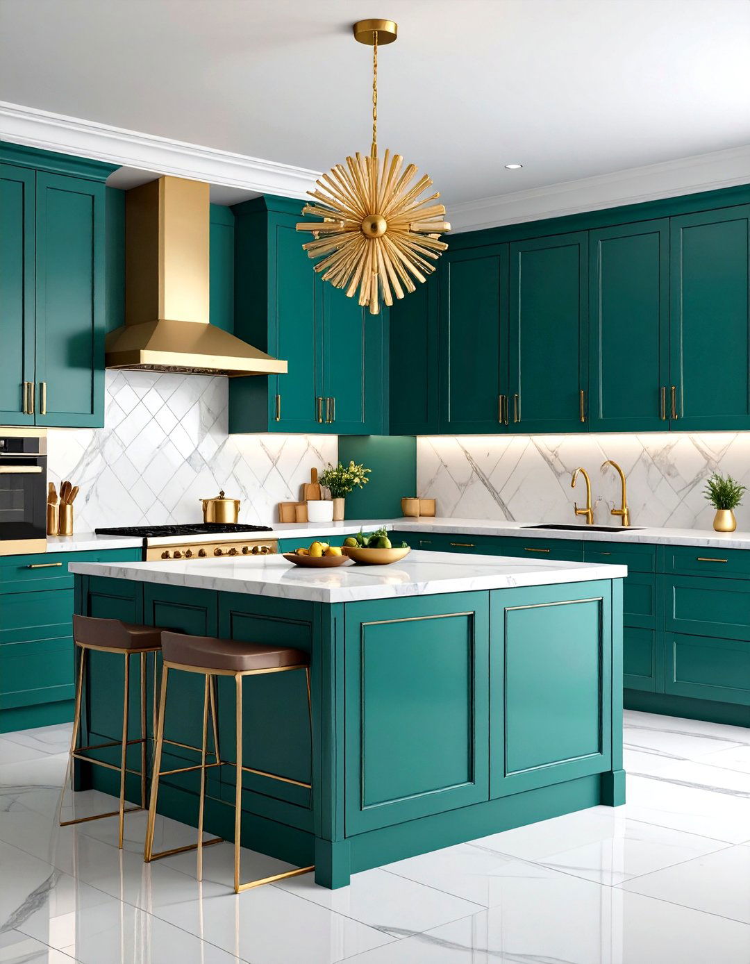 Art Deco Kitchen Wallpaper Glamour - 20 Kitchen Wallpaper Ideas