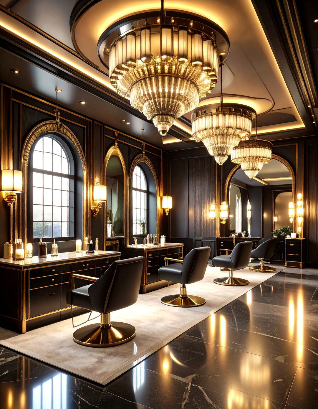 Art Deco Lash Room - 20 Lash Room Ideas