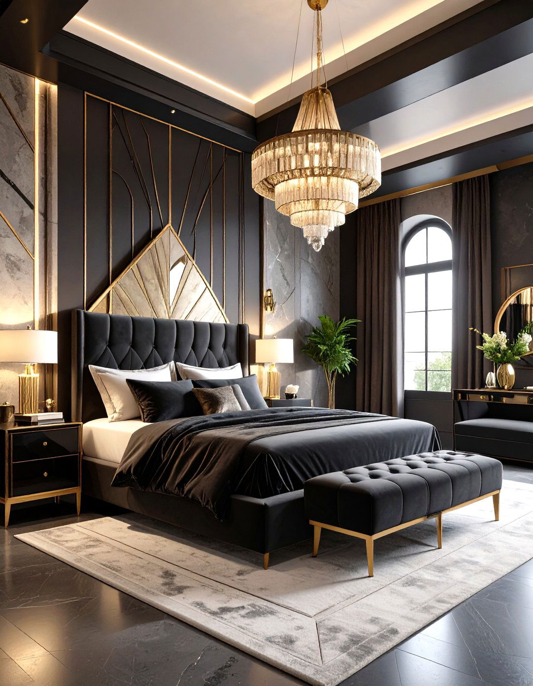 Art Deco Loft Bedroom - 20 Loft Bedroom Ideas