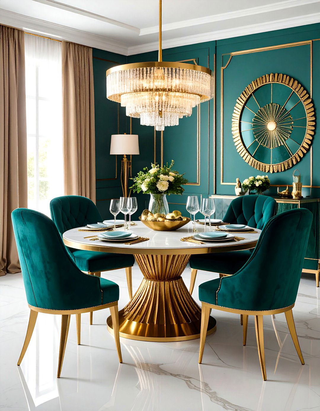 Art Deco Revival Dining Room - 20 Eclectic Dining Room Ideas