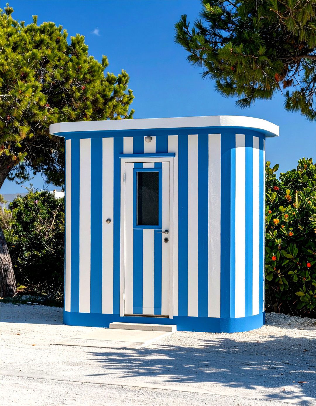 Art Deco Streamlined Outhouse Design - 20 Outhouse Design Ideas