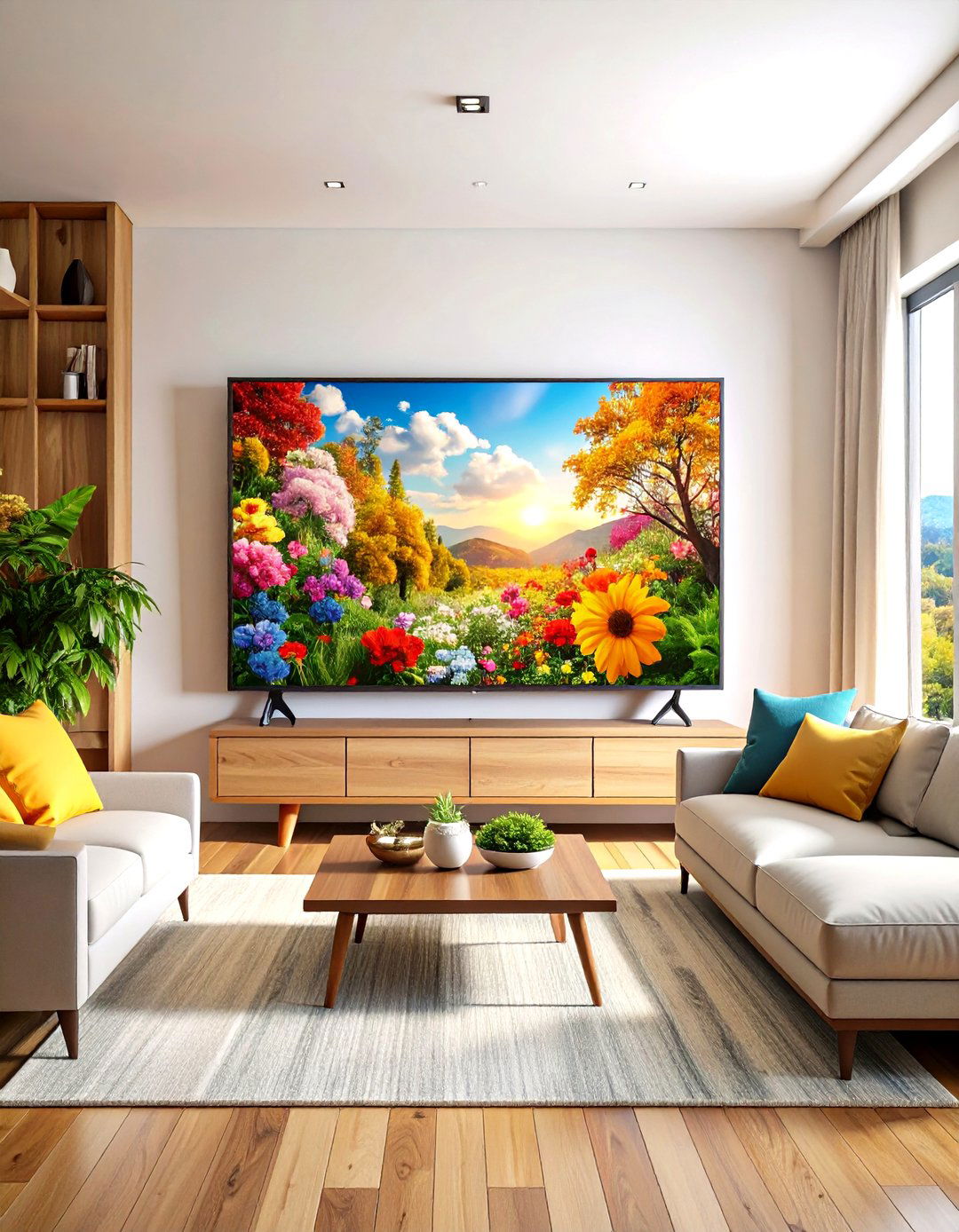Art Frame TV - 20 Tv Room Ideas