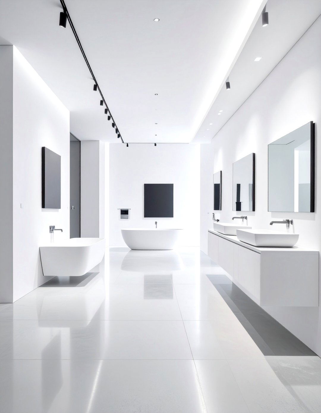 Art Gallery Museum Restaurant Bathroom Showcase - 20 Restaurant Bathroom Ideas