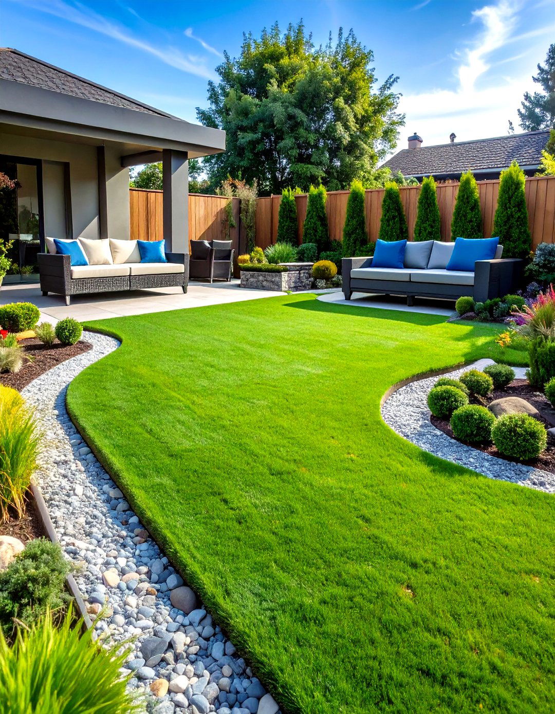 Artificial Turf Low Maintenance Backyard Landscaping - 20 Low Maintenance Backyard Landscaping Ideas