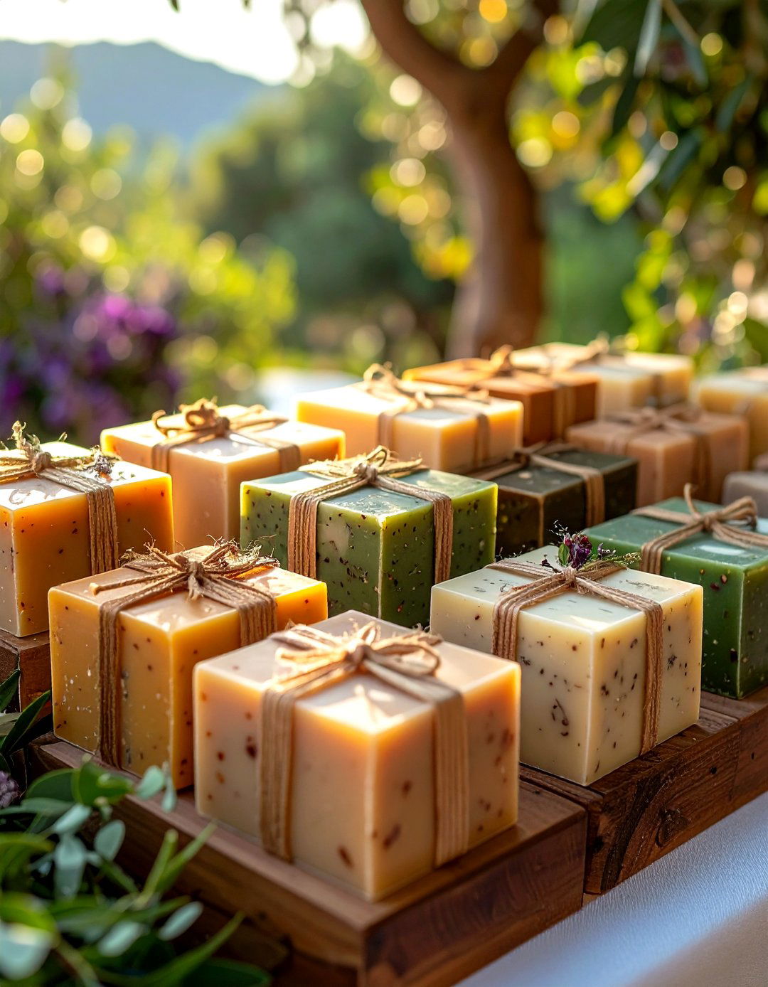 Artisan Soap Wedding Favors in Decorative Wrapping - 20 Wedding Favors Ideas