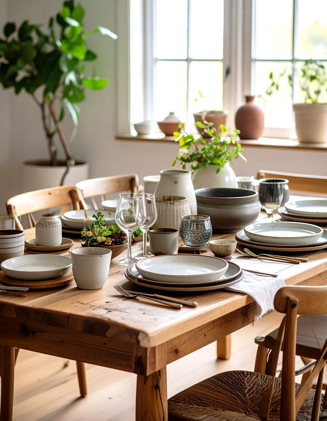 Artisanal Ceramics Starring on the Dining Table - 20 Dining Table Decor Ideas