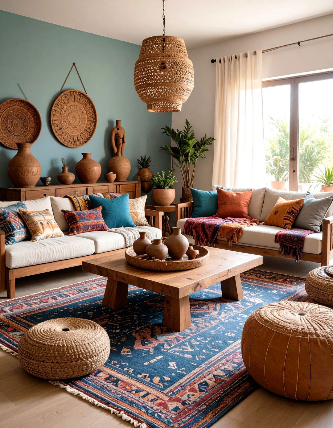 Artisanal Crafted Living Room Details - 20 Aesthetic Living Room Ideas