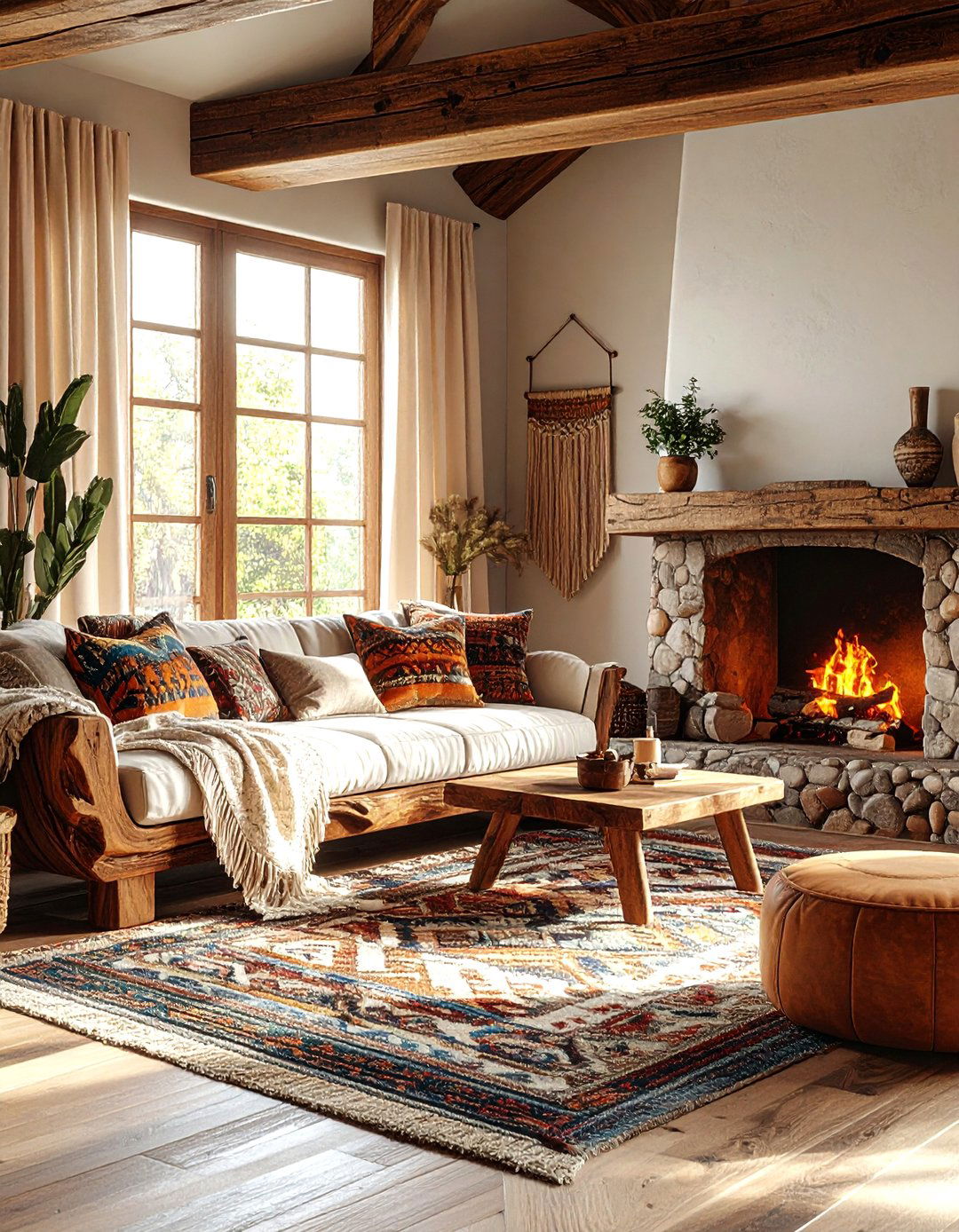Artisanal Handcrafted Cabin Living Room - 20 Cabin Living Room Ideas