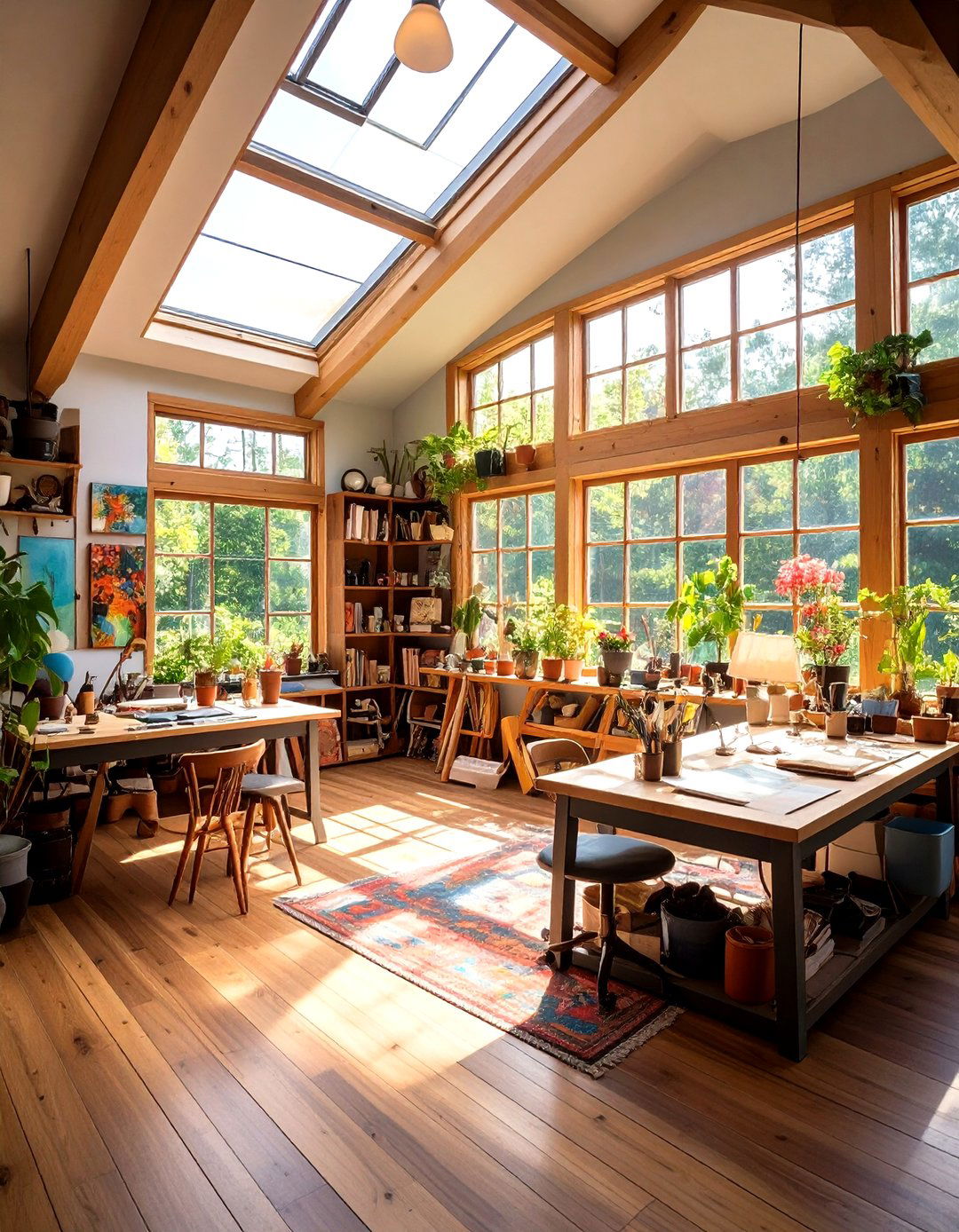 Artist Studio Rustic Tiny House Creative Space - 20 Rustic Tiny House Ideas