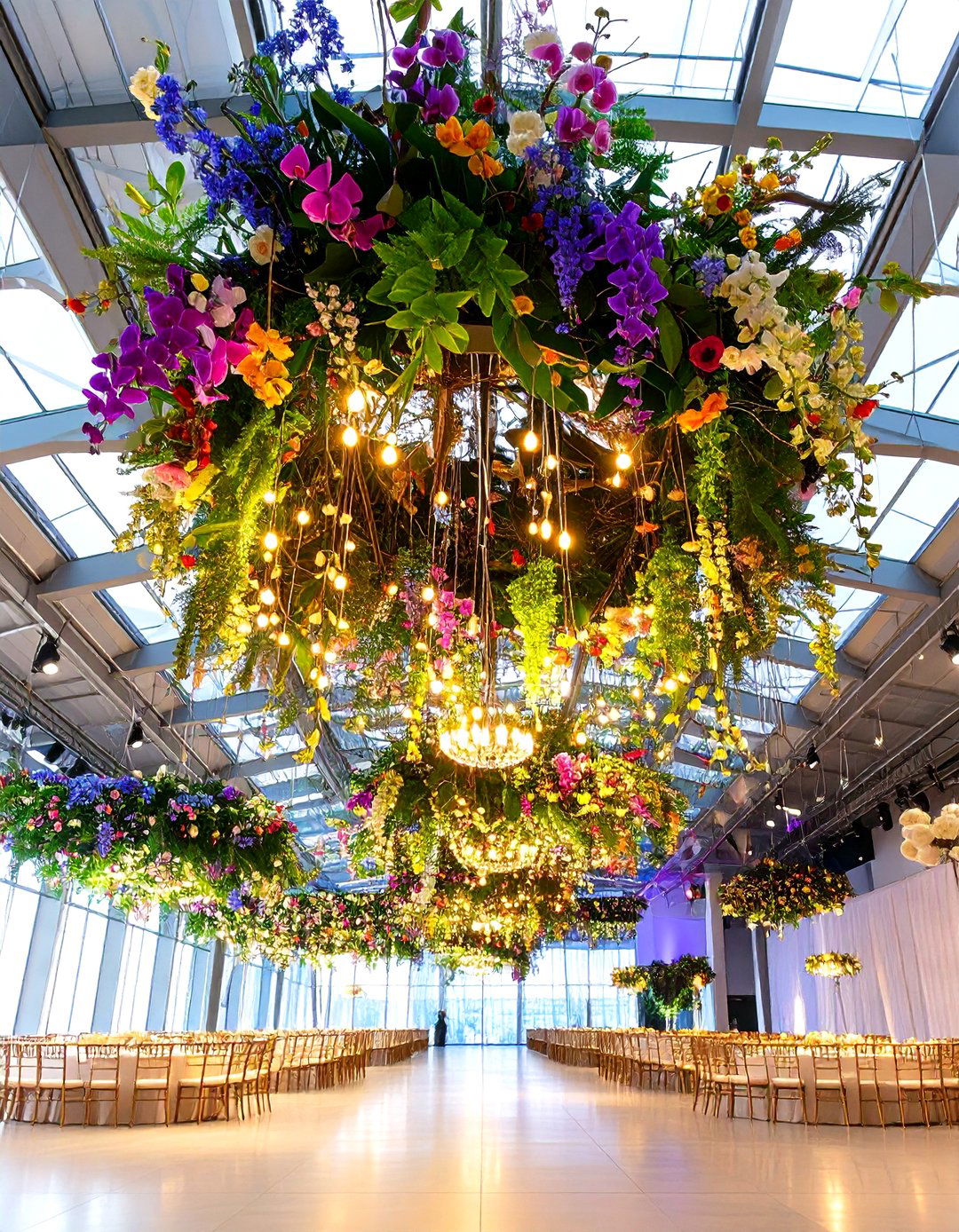 Artistic Floral Wedding Decoration with Sculptural Botanical Installations - 20 Wedding Decoration Ideas