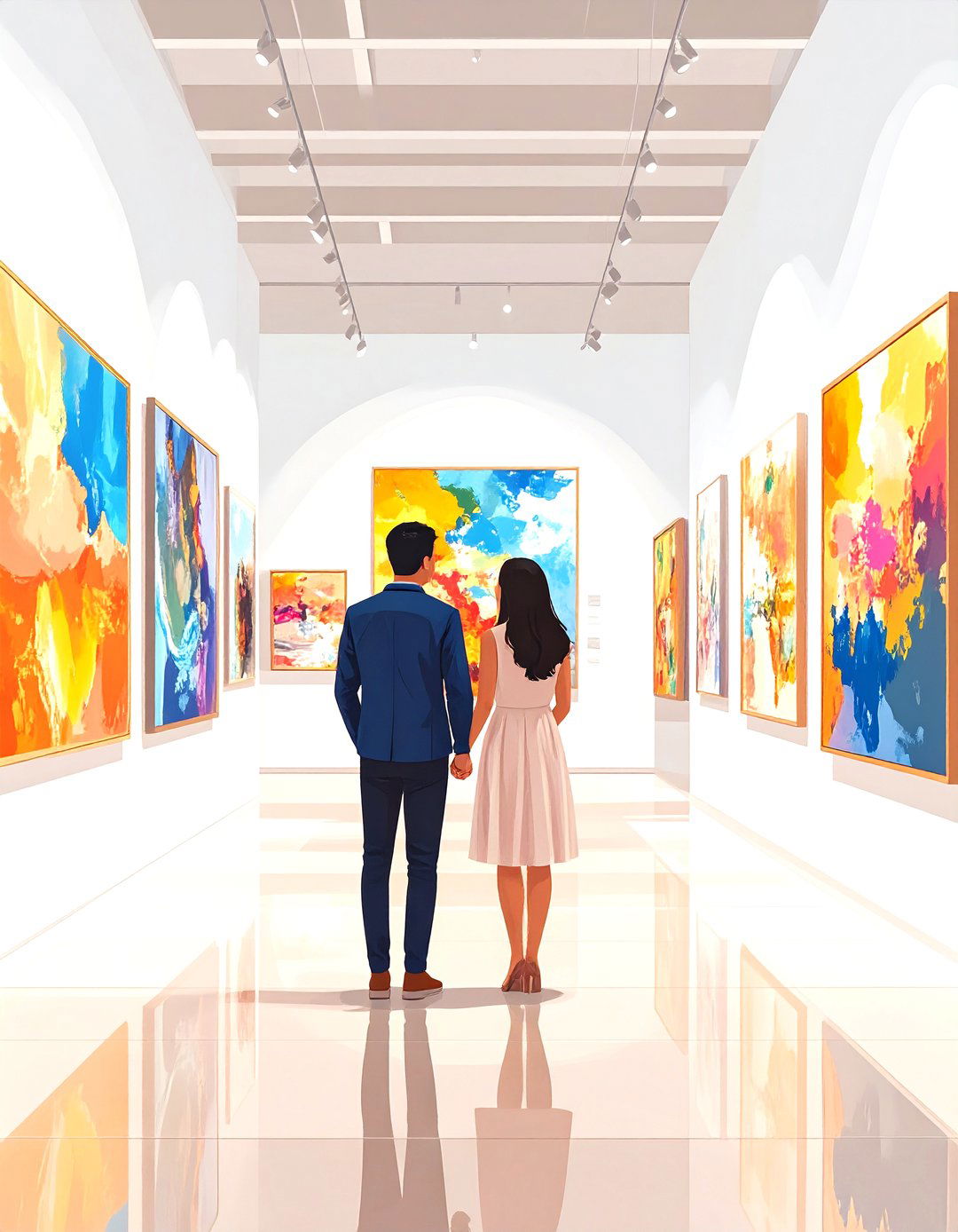 Artistic Museum Wedding Proposal Gallery Experience - 20 Wedding Proposal Ideas
