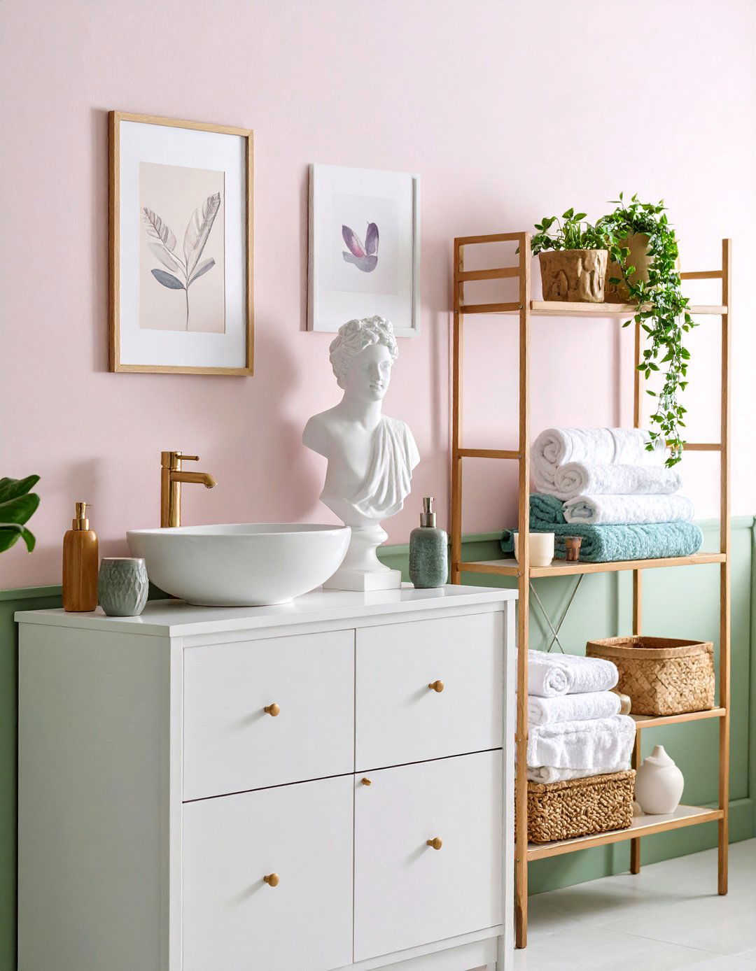 Artistic Touches Personalize Bathroom Decor - 20 Elegant Bathroom Decor Ideas