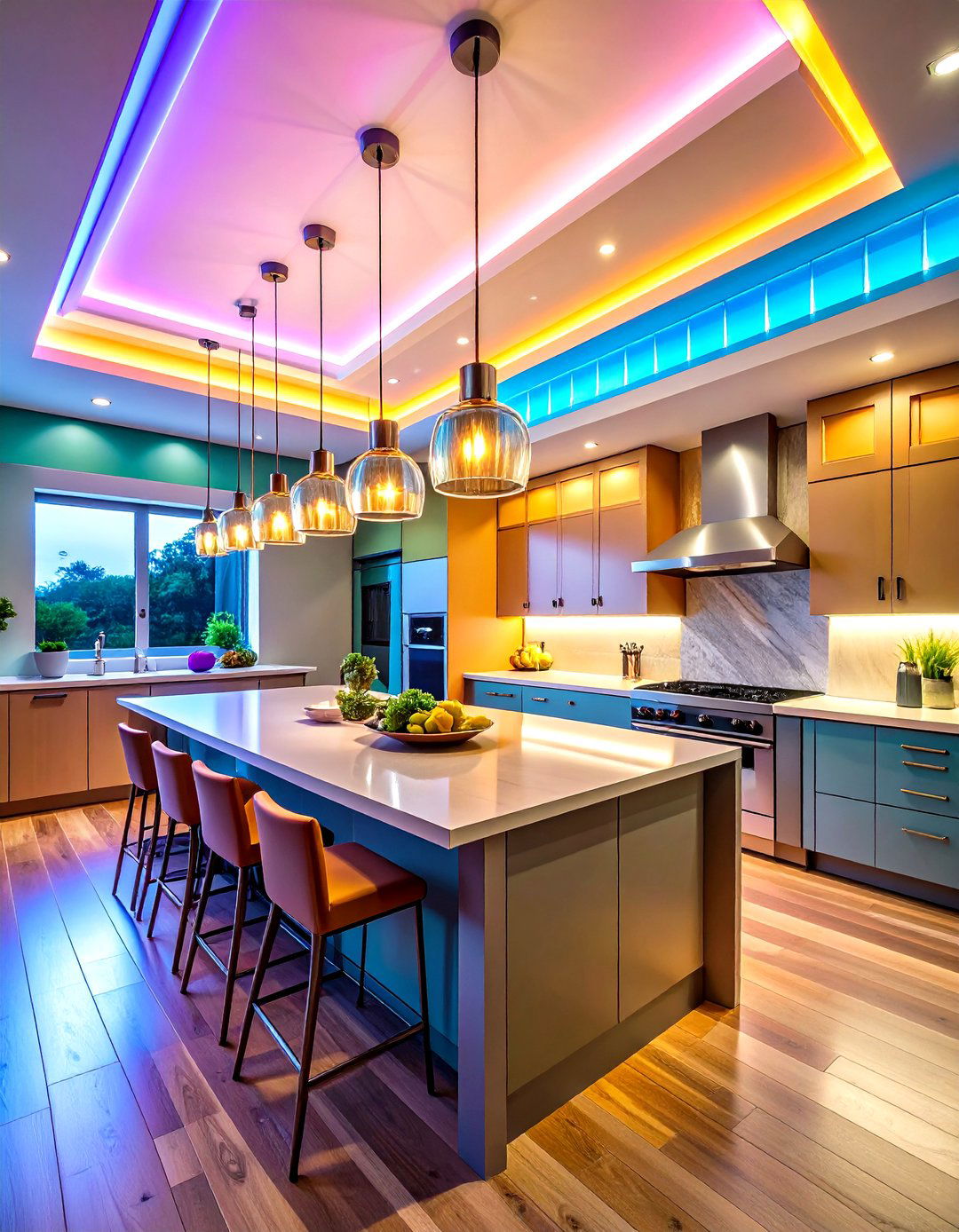 Artistic Track Lighting Sculpture - 20 Kitchen Track Lighting Ideas
