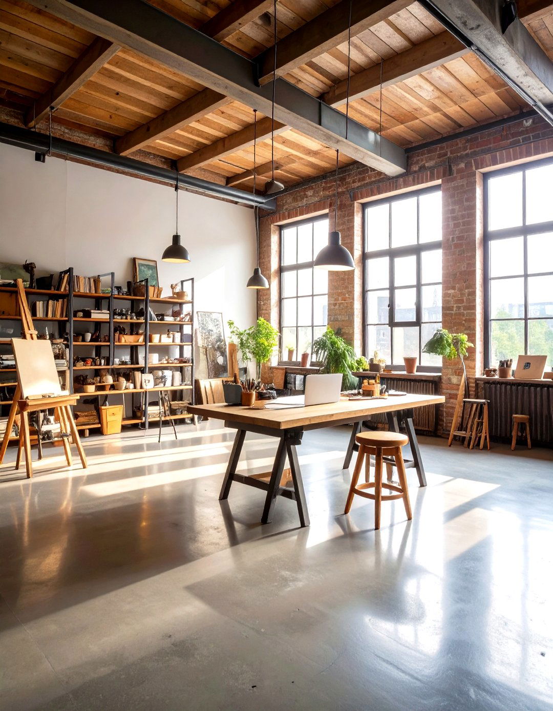 Artists Studio Loft Office Workspace - 20 Loft Office Ideas