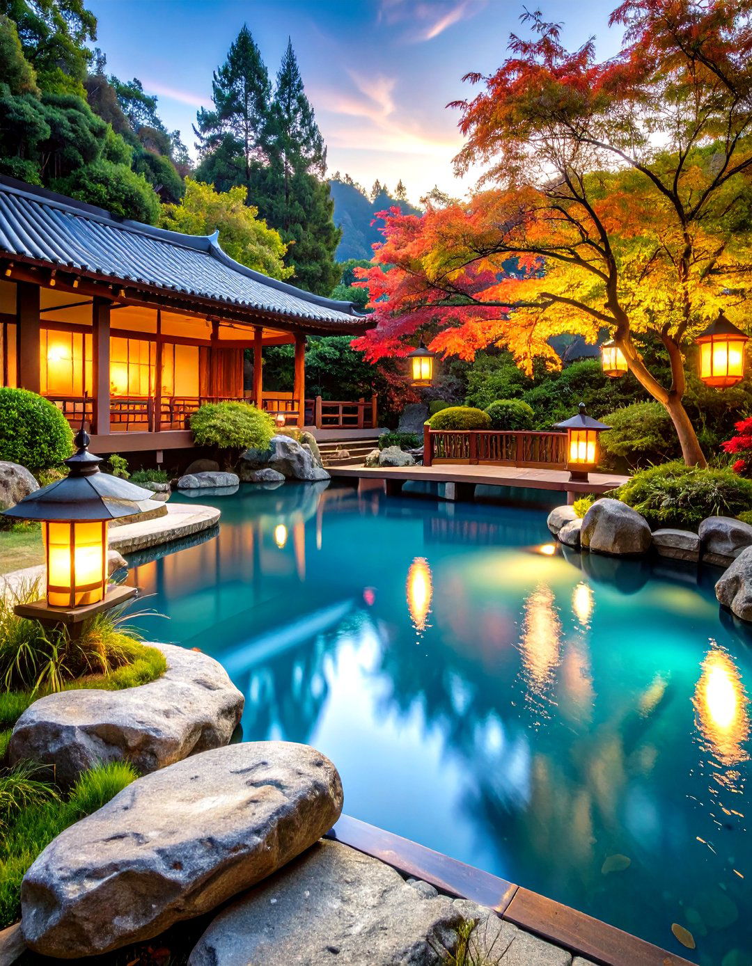 Asian Inspired Pool Landscaping - 20 Pool Landscaping Ideas