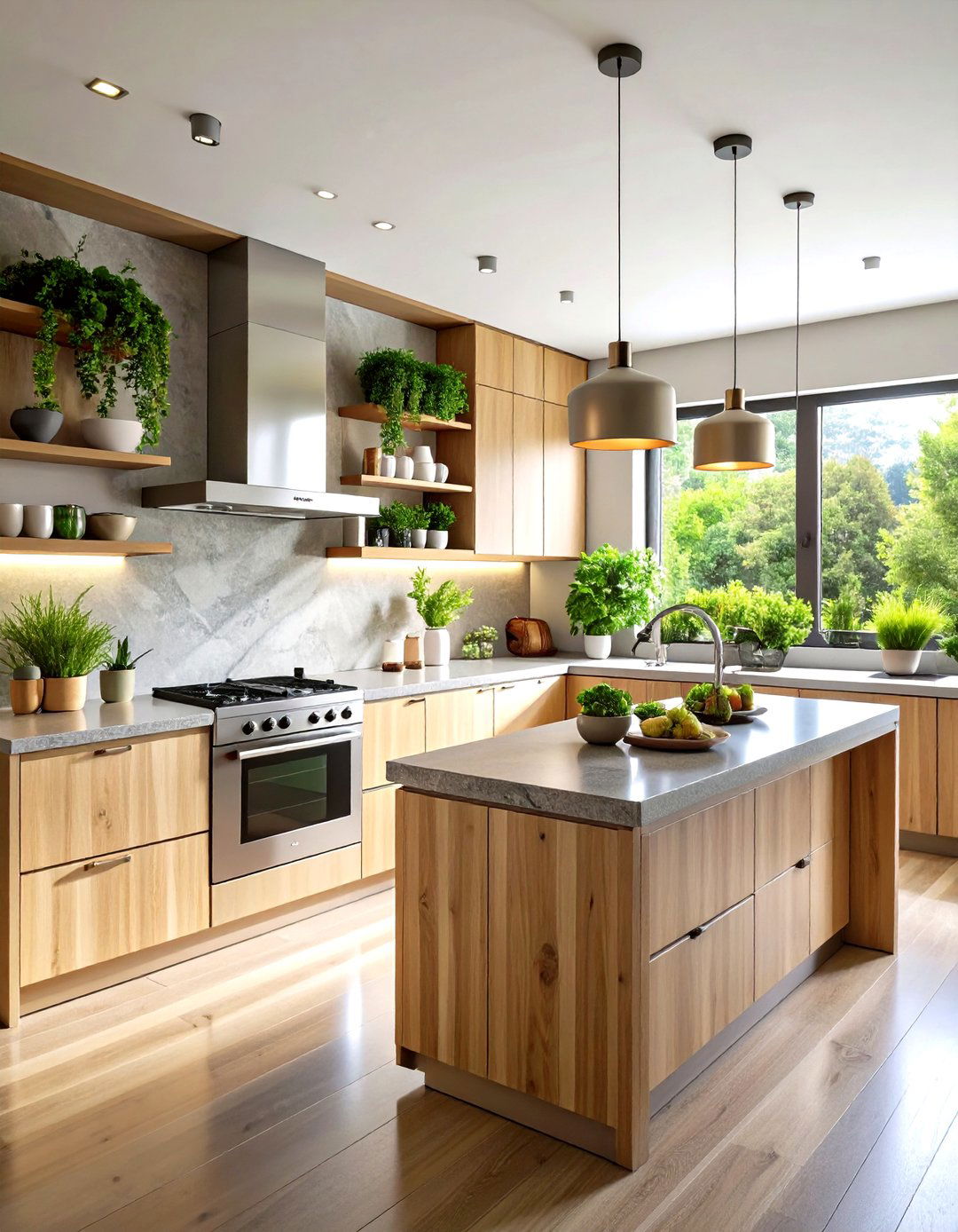 Asian Zen Kitchen With Stainless Steel Appliances - 20 Kitchen With Stainless Steel Appliances