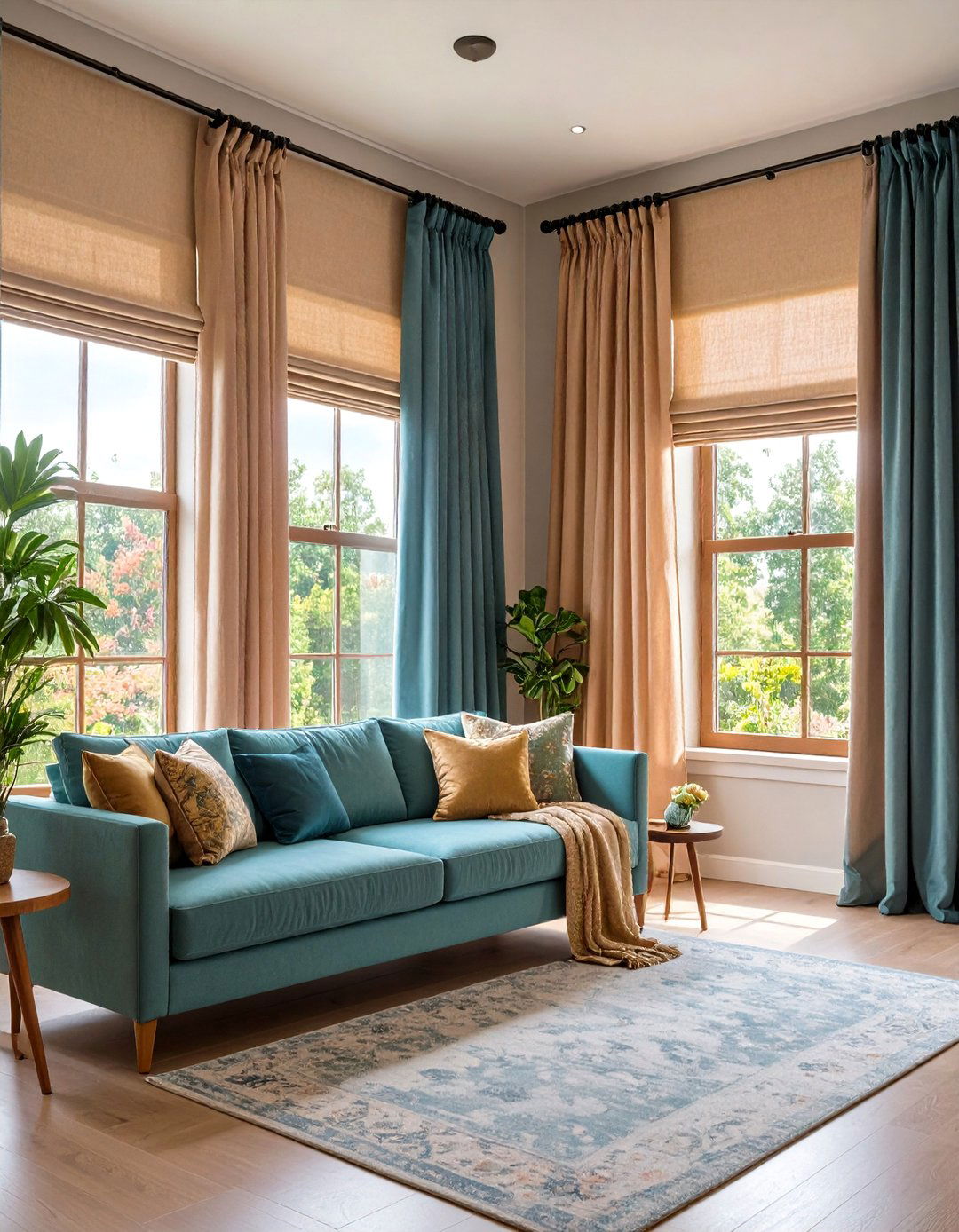 Asymmetrical Balance Window Treatments - 20 Asymmetrical Balance Interior Design Ideas