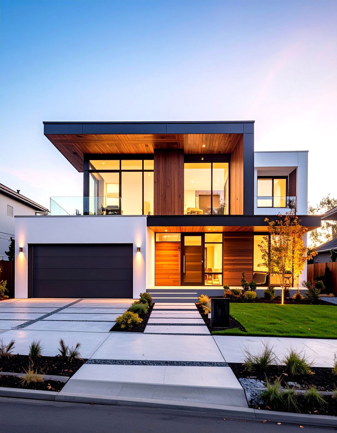 Asymmetrical Minimalist House Exterior - 20 Minimalist House Exterior Ideas