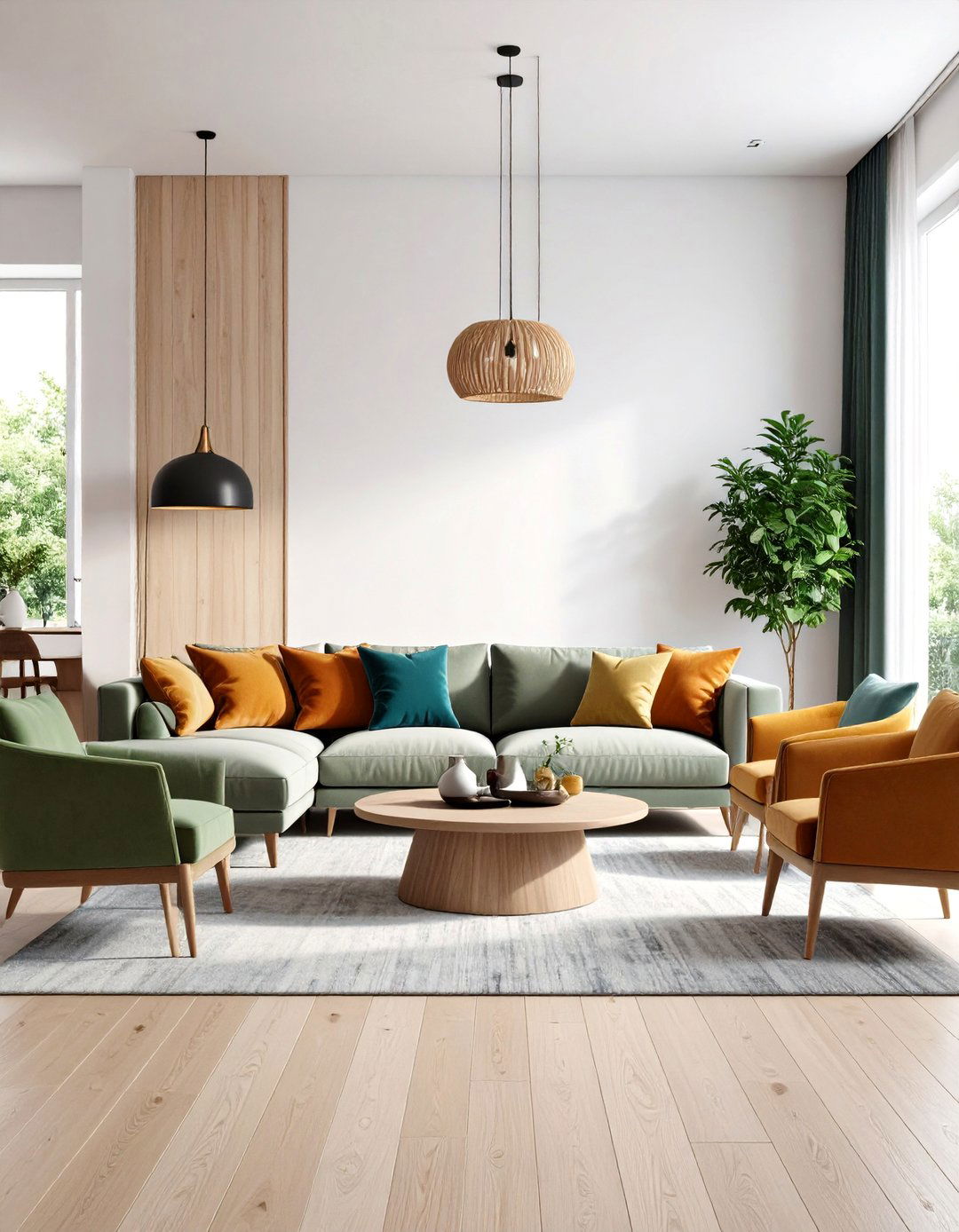 Asymmetrical Modern Living Room Layout - 20 Living Room Layout Ideas
