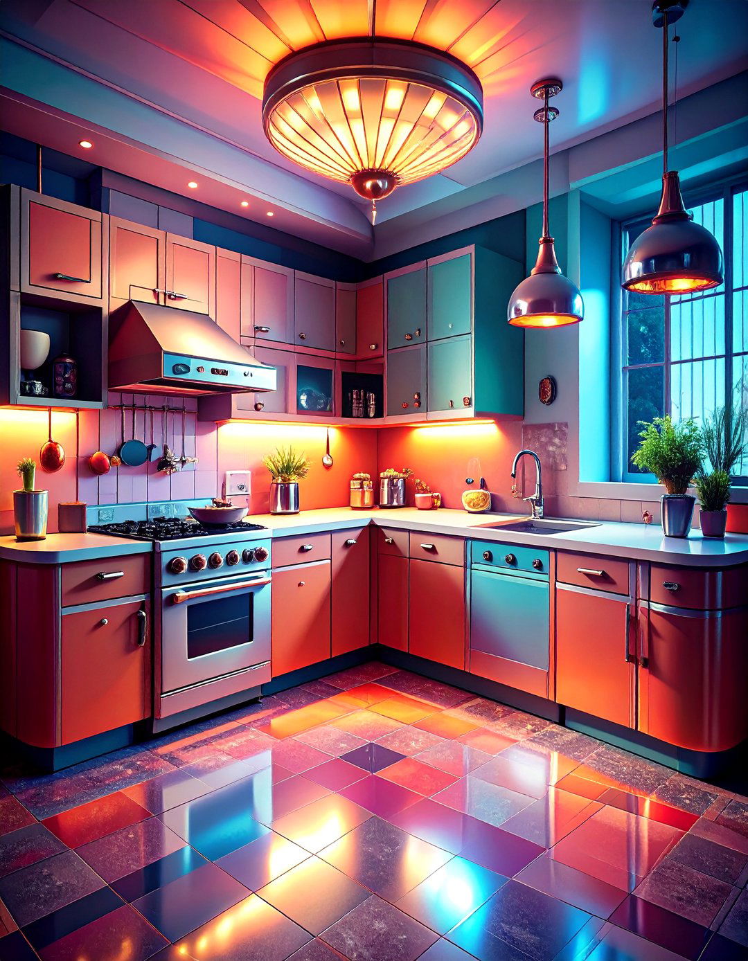 Atomic Age Retro Kitchen - 20 Retro Kitchen Ideas
