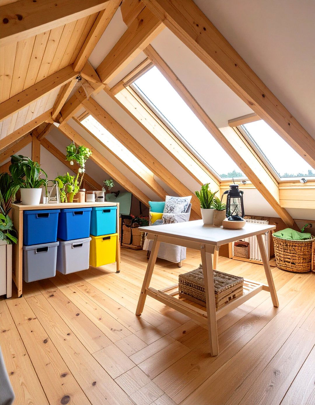 Attic Seasonal Swap Drop Zone - 20 Drop Zone Ideas