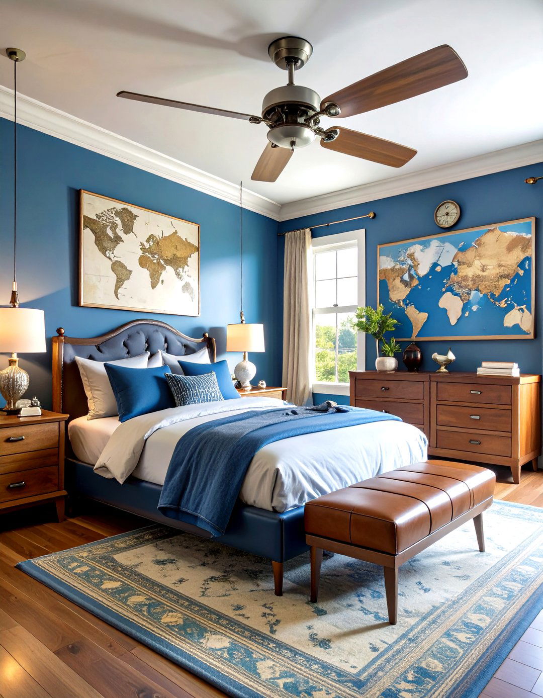 Aviation Inspired Mens Bedroom - 20 Men's Bedroom Ideas